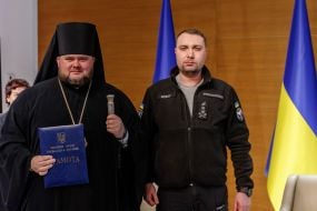 Кирило Буданов та єпископ Ужгородський и Закарпатський ПЦУ Варсонофій (Руднік)