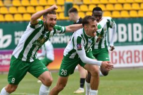 Players of FC Karpaty (Lviv)