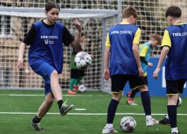 Opening of the FIFA Arena football stadium