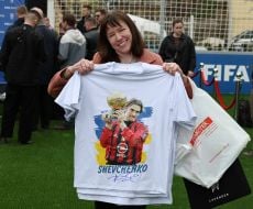 Opening of the FIFA Arena football stadium