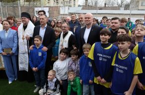 Opening of the FIFA Arena football stadium