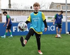 Opening of the FIFA Arena football stadium