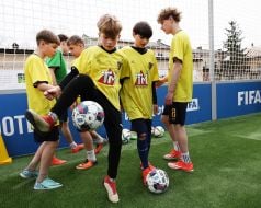 Opening of the FIFA Arena football stadium