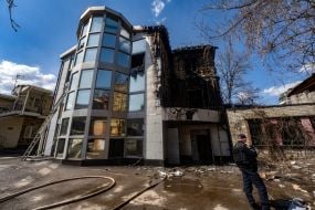 Consequences of the shelling of Kharkov