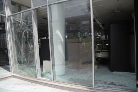 Последствия ракетной атаки на Киев