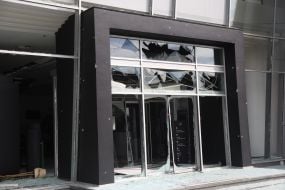 Последствия ракетной атаки на Киев