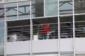 Последствия ракетной атаки на Киев