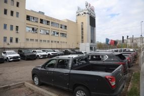 Последствия ракетной атаки на Киев