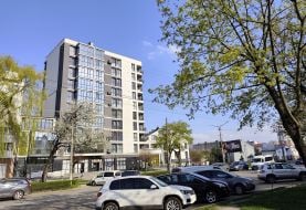 Проспект Леси Украинки в центральной части города Калуш