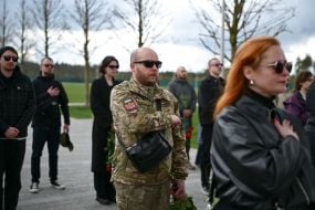 Funeral service of military man, famous comedian and screenwriter Artur Petrov