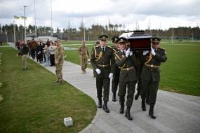 Funeral service of military man, famous comedian and screenwriter Artur Petrov
