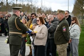 Funeral service of military man, famous comedian and screenwriter Artur Petrov
