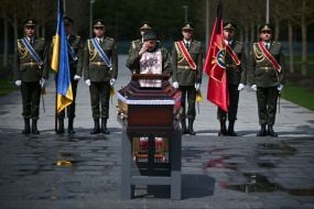 Funeral service of military man, famous comedian and screenwriter Artur Petrov