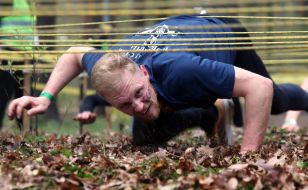 Participant of the Wild Race military-sports event