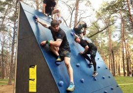 Participants of the Wild Race military-sports event