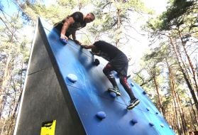 Participants of the Wild Race military-sports event