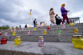 Лампадки на ступеньках