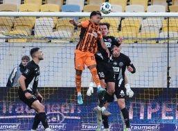 Игровой момент матча