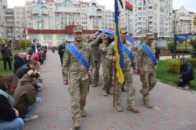 Церемонія прощання з кінорежисером, військовослужбовцем Ігорем Малаховим в Києві