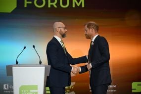 Арсеній Яценюк  та принц Гаррі