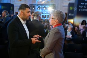 Володимир Гройсман та Наталка Цмоць