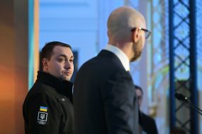 Арсеній Яценюк  та Кирило Буданов