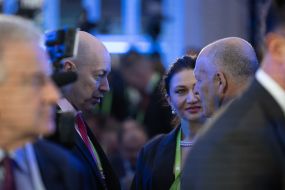 Дмитро Гордон,  Олеся Бацман та Віктор Пінчук