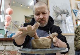 Занятия по арт-терапии для военнослужащих в Харькове