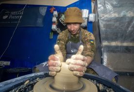 Занятия по арт-терапии для военнослужащих в Харькове