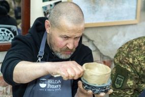 Занятия по арт-терапии для военнослужащих в Харькове