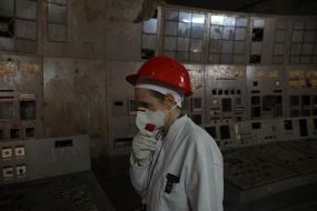 Блочный щит управления четвертого энергоблока ЧАЭС