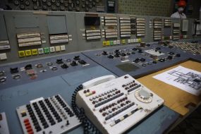 Блочный щит управления третьего энергоблока ЧАЭС