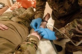 Медицинский пункт 13-й бригады НГУ "Хартия"