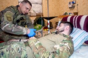 Медицинский пункт 13-й бригады НГУ "Хартия"