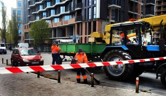 Последствия атаки беспилотников на Киев