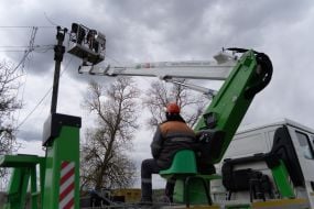 Восстановление электросети в Харьковской области