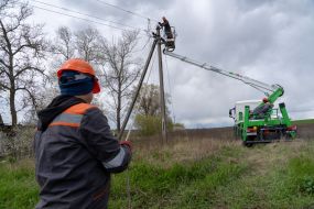 Восстановление электросети в Харьковской области