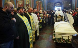 Farewell to Ukrainian defender, producer and casting director Victoria Kvitka Bobrova in Kyiv
