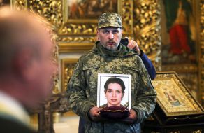 Farewell to Ukrainian defender, producer and casting director Victoria Kvitka Bobrova in Kyiv