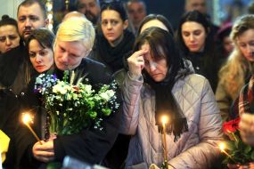 Farewell to Ukrainian defender, producer and casting director Victoria Kvitka Bobrova in Kyiv
