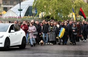 Farewell to Ukrainian defender, producer and casting director Victoria Kvitka Bobrova in Kyiv
