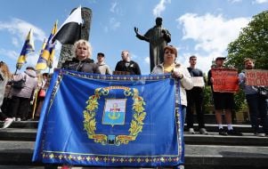 Жителі міста нагадали про українських полонених віськовослужбовців