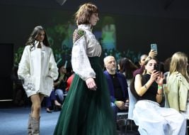 Show of clothing collection by Marta Stryletska