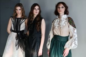 Show of clothing collection by Marta Stryletska