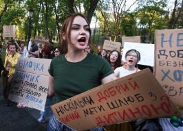 Учасниця акції
