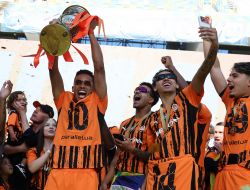 Award ceremony for FC Shakhtar players