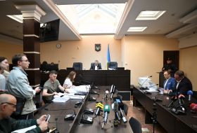 Заседание Высшего антикоррупционного суда по избранию меры пресечения бывшему руководителю Офиса Президента Украины Андрею Ермаку