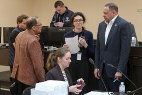 Court session on the selection of a preventive measure for Andriy Yermak