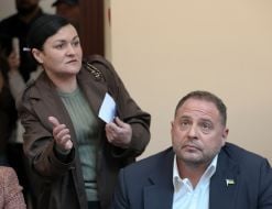Court session on the selection of a preventive measure for Andriy Yermak