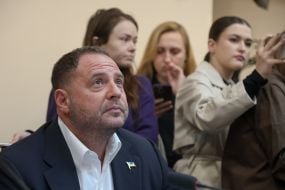 Court session on the selection of a preventive measure for Andriy Yermak